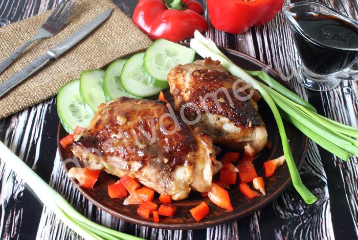 фото к рецепту курица в соевом соусе